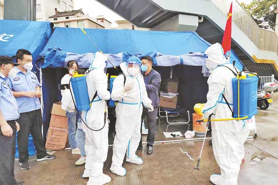 向疫而行 筑起社區(qū)疫情防控堅(jiān)固堡壘