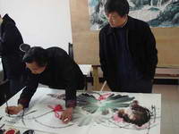 茶房超限檢測站舉辦迎新春書畫聯(lián)誼會